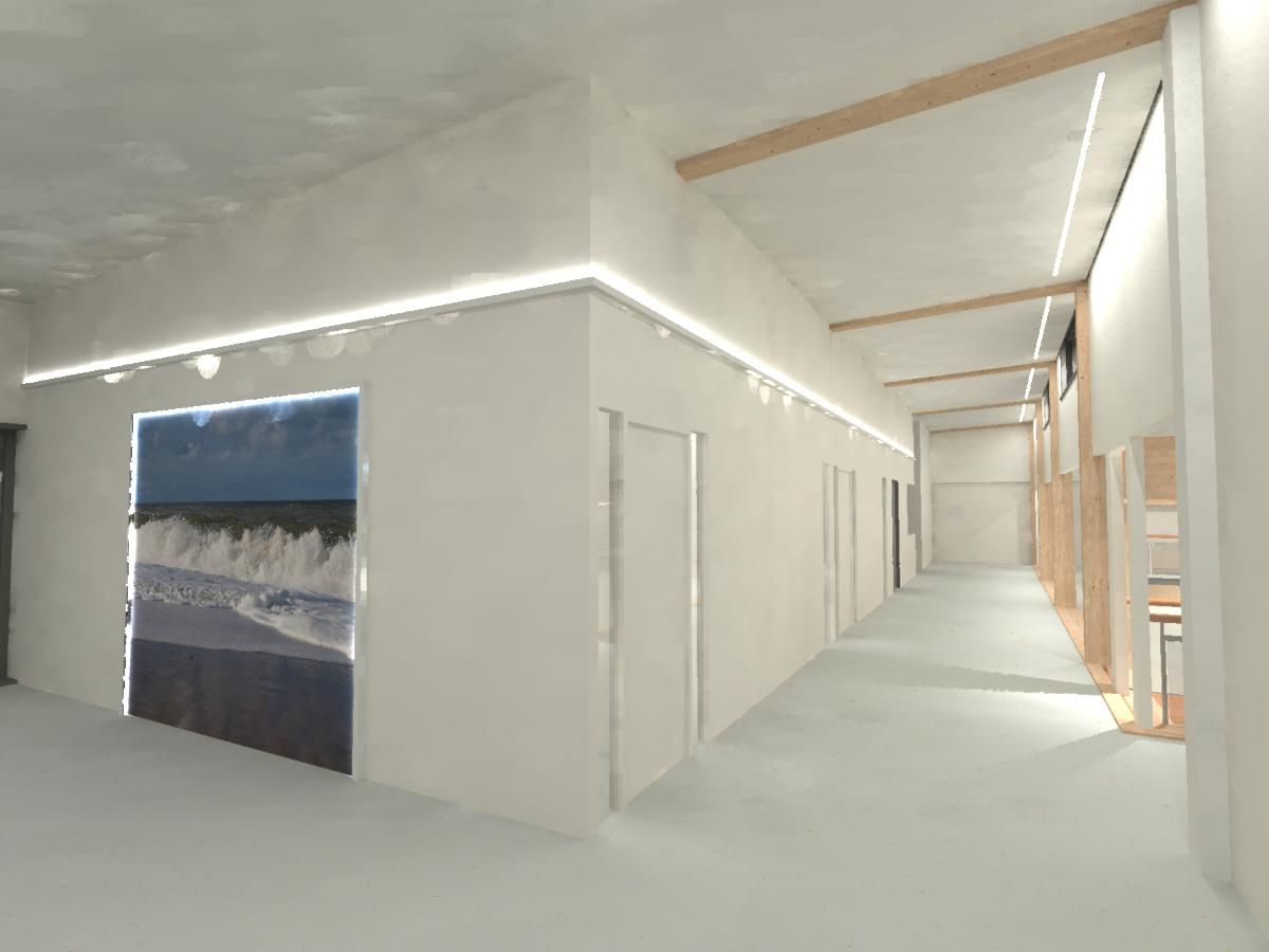 Flur 3D-Lichtplanung von Lichtpartner GmbH & Co. KG